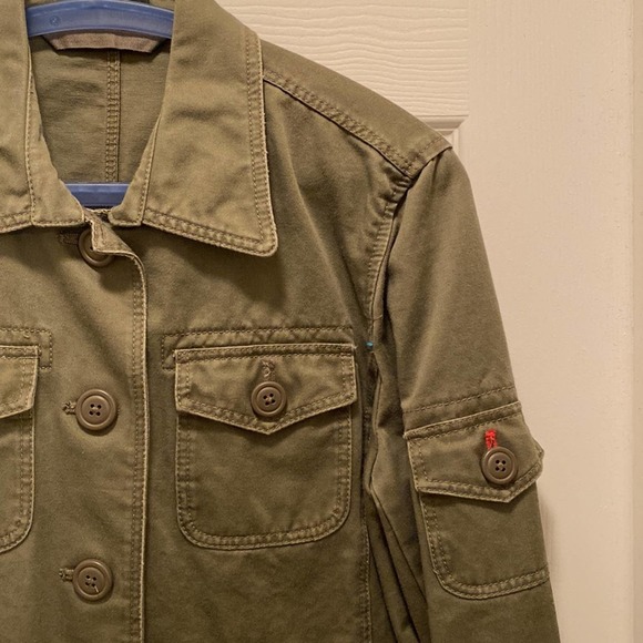 Women’s J Crew Green Utility Jacket - Small - Picture 5 of 12